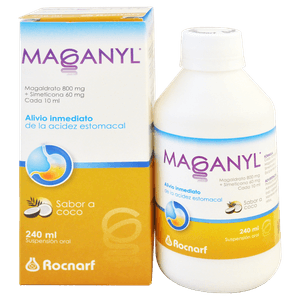Maganyl Suspensión 800mg/60mg/10ml Coco Frasco 240 ml