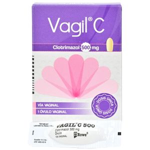 Vagil C Óvulos 500 mg Caja 1 Unidad