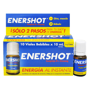 Enershot Solución Oral Complejo B + Ginseng 10ml Caja 10 Unidades