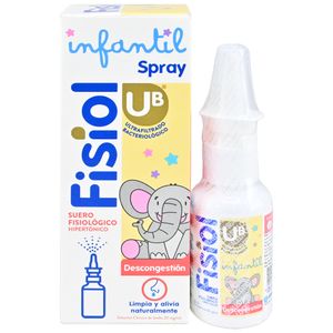 Fisiol Ub Spray 22mg/ml Hipertónica Infantil Frasco 38 ml