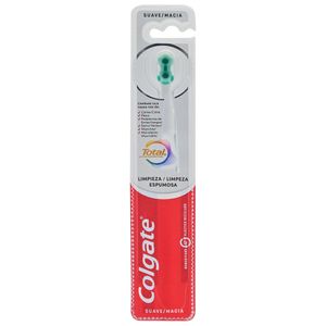 Colgate Cepillo Dental Total Active Prevention Limpieza Espumosa Suave 1 Unidad