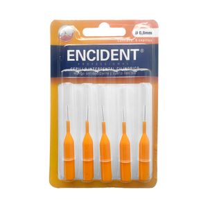 Encident Cepillo Interdental Cilíndrico 0.8mm 5 Unidades