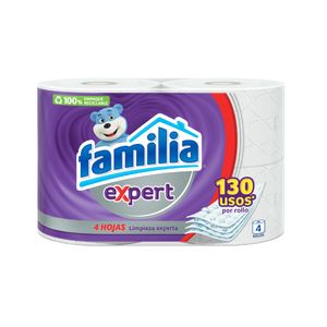 Familia Papel Higiénico Expert 4 Unidades