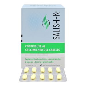 Salish-K Anticaída Comprimidos Recubiertos 60 Unidades