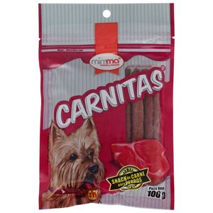 Mimma Snack Para Perros Carnitas Sabor Carne 100 g