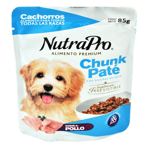 Nutrapro Snack Para Perro Pate Cachorro 85 g