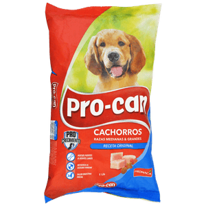 Pro-Can Comida Para Perro Cachorro Raza Mediana Y Grande Pollo 1 lb
