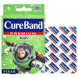 Cure Band Premium Curitas Kids Pixar 20 Unidades