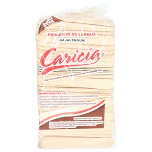 Caricia Bajalenguas Paquete 500 Unidades