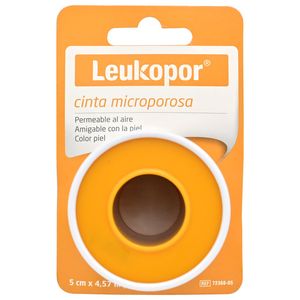 Leukopor Micropore 5cm x 4.57m Piel