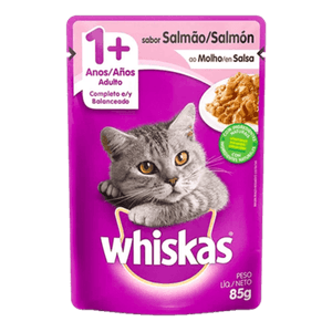 Whiskas Alimento Húmedo Gato Adulto Salmón 85 g