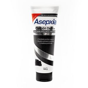 Asepxia Crema Exfoliante Carbón Detox 120 g