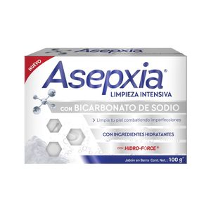 Asepxia Jabón en Barra Bicarbonato Sodio 100 g