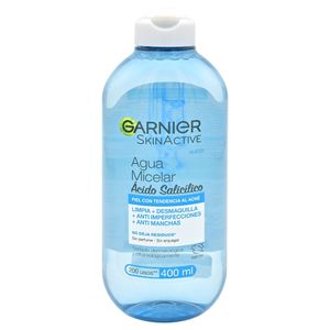 Garnier Agua Micelar Acido Salicílico Antiacné Frasco 400 ml