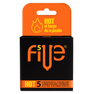 Five Preservativos Hot 5 Unidades