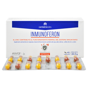 Inmunoferon Suplemento Alimenticio Capsulas Defense Caja 45 Unidades