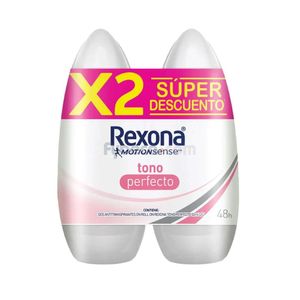 Rexona Desodorante Roll On Women Tono Perfecto 50 ml 2 Unidades