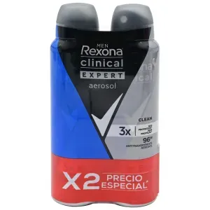Rexona Desodorante Spray Men Clinical Clear 150 ml 2 Unidades