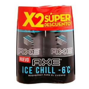 Axe Desodorante Spray Body Ice Chill 150 ml 2 Unidades