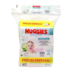 Huggies Toallas Húmedas Tripack 4 en 1 240 Unidades